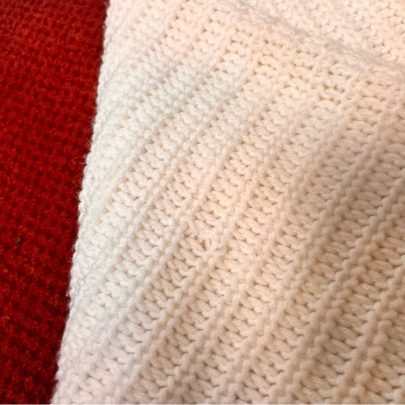 ♥️2xHost Pick♥️Harlowe & Graham oversized white sweater, size large - Picture 3 of 9